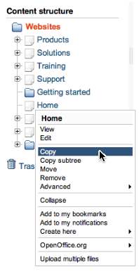 Copy Home object